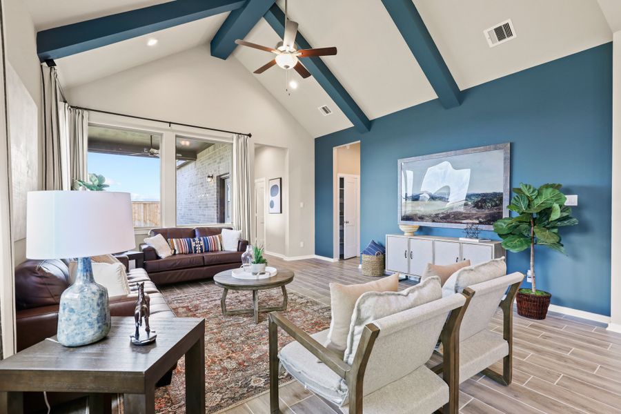 Furnished interior view inside a new home in Wildrye, Waller (Image 9).