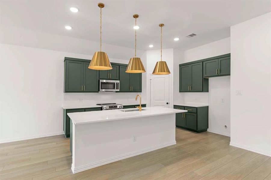 Furnished interior view inside a new home in Monticello Park, Princeton (Image 8).