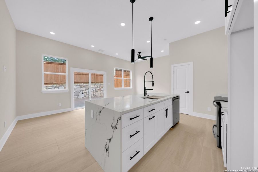 Furnished interior view inside a new home in , San Antonio (Image 13).