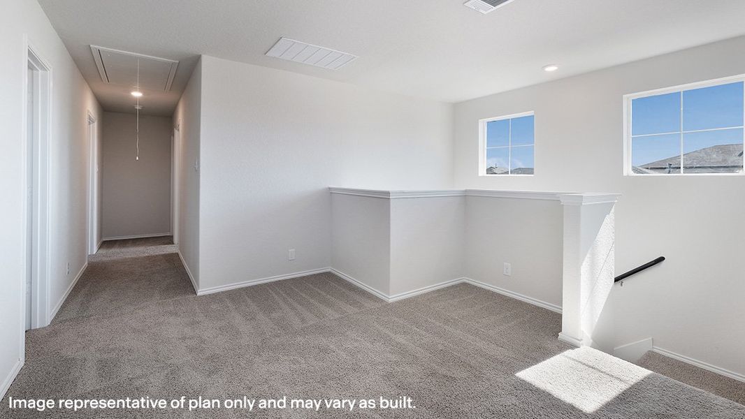 Spacious, unfurnished interior of a new home in Riverstone at Westpointe, San Antonio (Image 16).