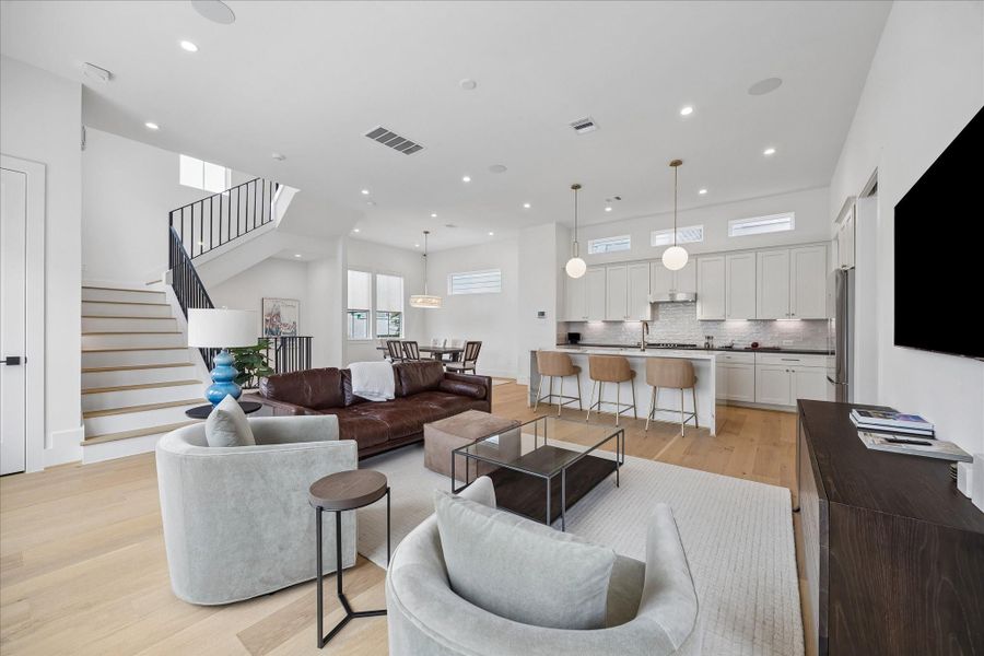 Furnished interior view inside a new home in , Houston (Image 14).