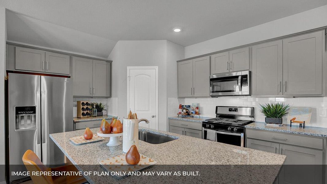 Furnished interior view inside a new home in Watermill, Uhland (Image 10).