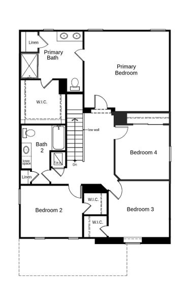 2D floor plan layout of this home in Silver Lake Estates I, Leesburg, FL (Image 3).
