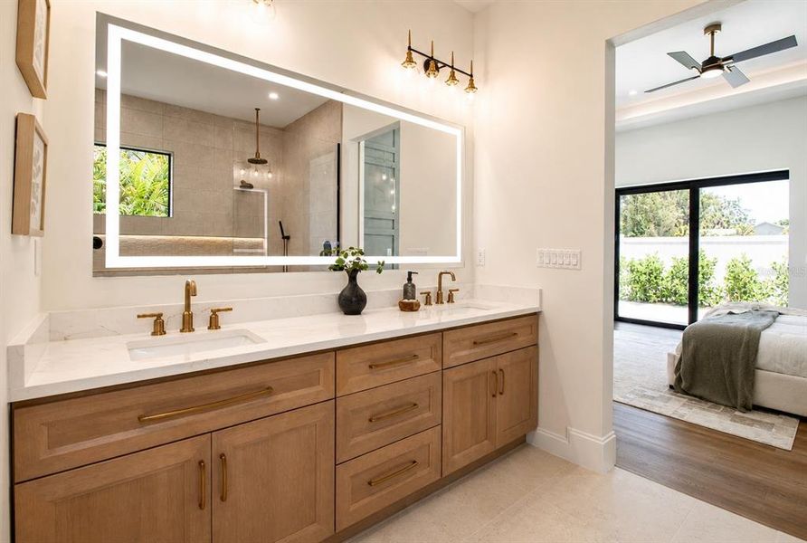 Furnished interior view inside a new home in , Sarasota (Image 51).
