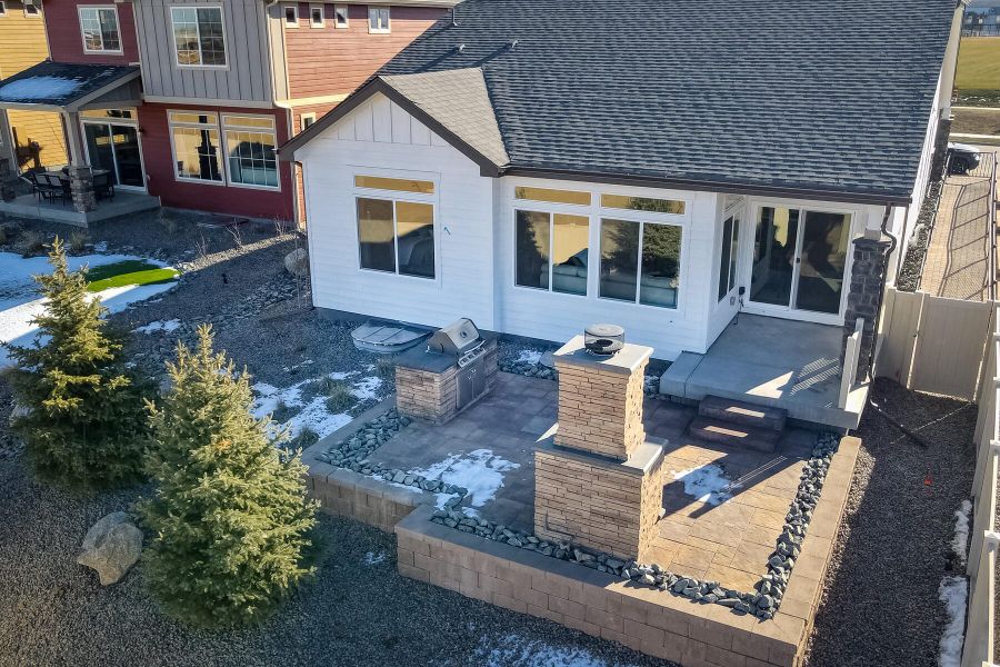 Exterior details and patio area of a home in Erie Highlands, Erie (Image 18). Exterior details and patio area of a home in Erie Highlands, Erie (Image 18).
