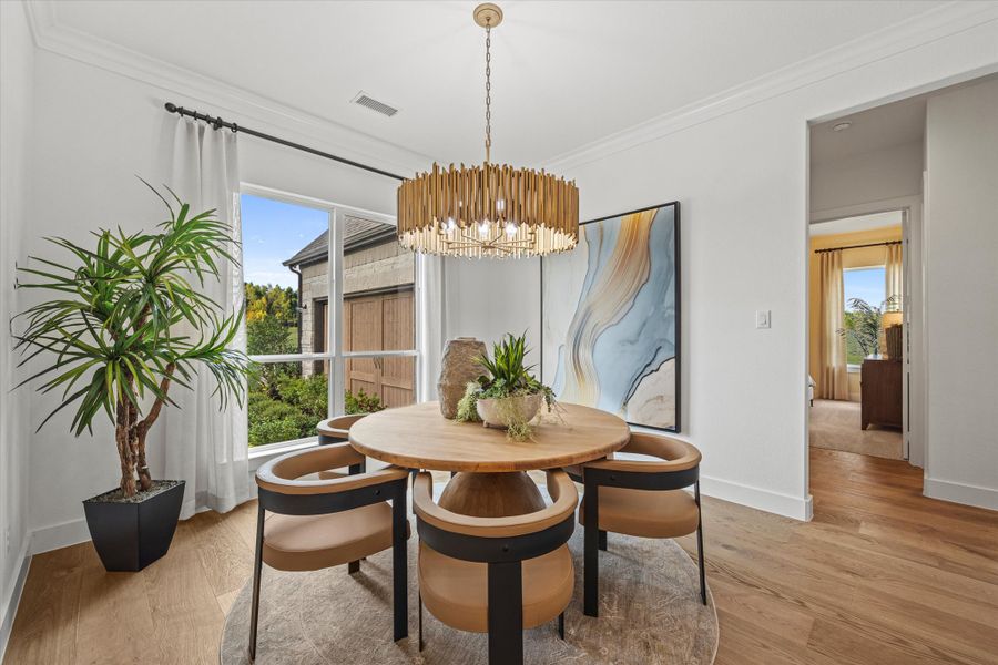Representative furnished interior of a home built from the Ashbourne by Windsor Homes in Nelson Lake Estates, Rockwall (Image 9).