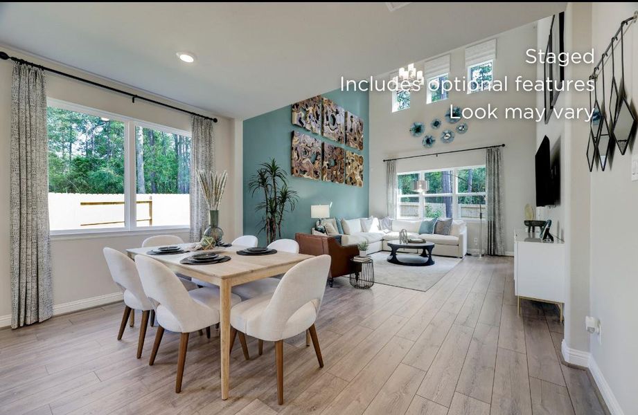 Furnished interior view inside a new home in , Montgomery (Image 7). Furnished interior view inside a new home in , Montgomery (Image 7).