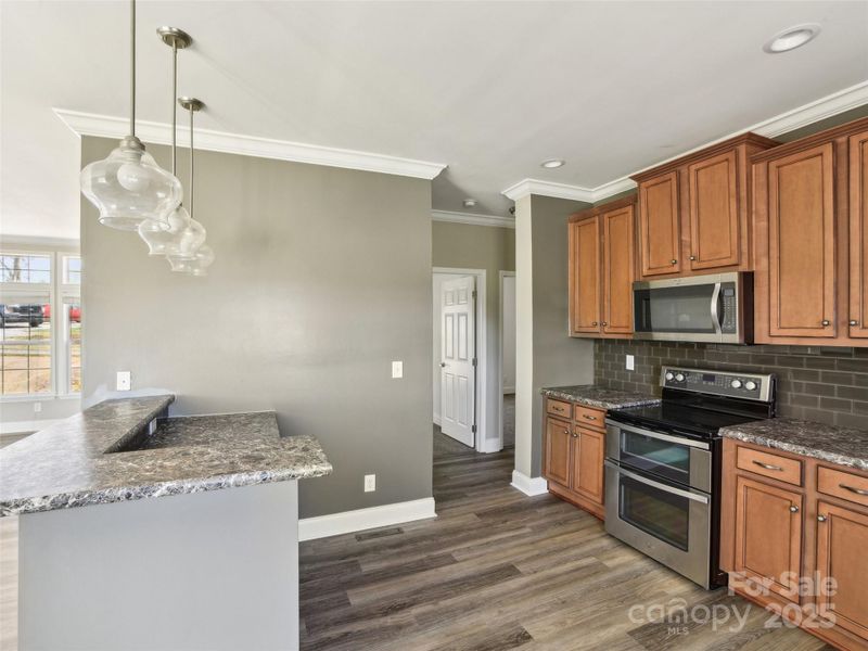 Furnished interior view inside a new home in , Weaverville (Image 5).