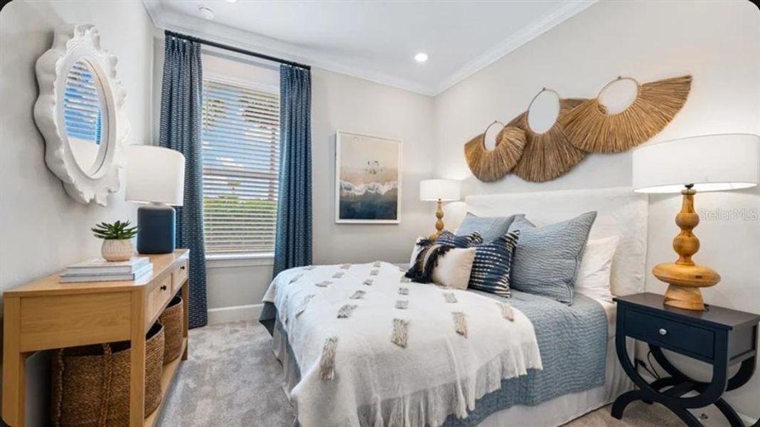 Furnished interior view inside a new home in Esplanade at Wiregrass Ranch, Wesley Chapel (Image 18).