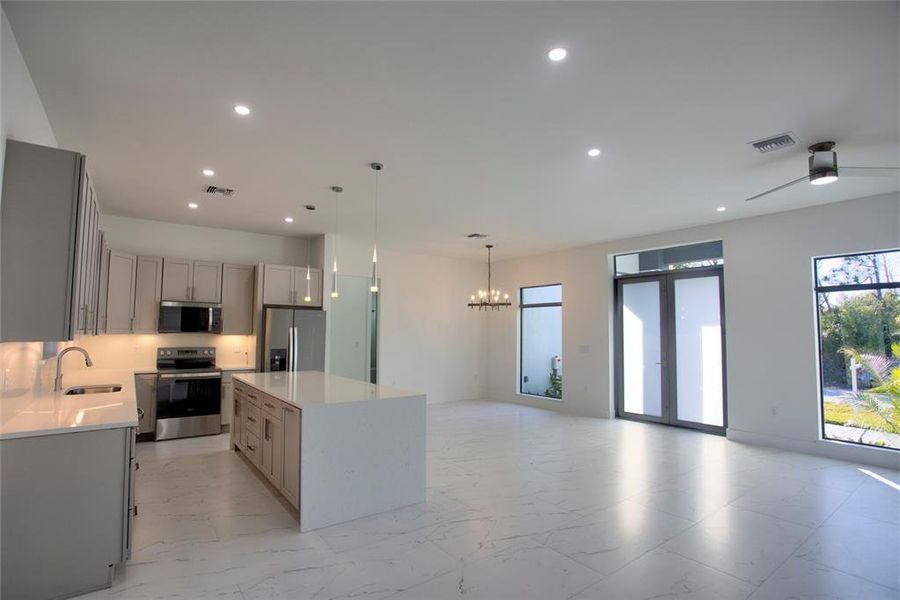 Furnished interior view inside a new home in , Port Charlotte (Image 9). Furnished interior view inside a new home in , Port Charlotte (Image 9).