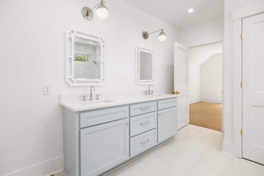 Furnished interior view inside a new home in , Mount Pleasant (Image 45).