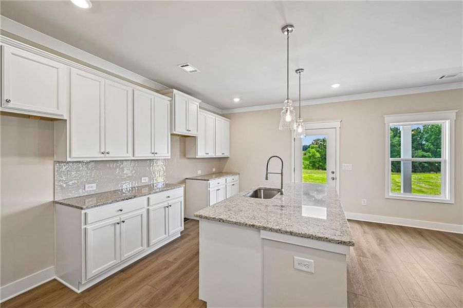 Furnished interior view inside a new home in Mallard’s Landing, Jefferson (Image 15).
