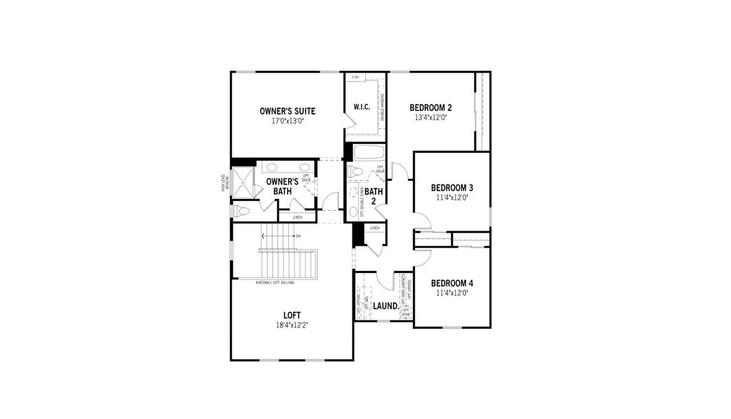 2D floor plan layout for the Lagoon by Mattamy Homes in Rosewood Heights, San Tan Valley, AZ (Image 4). 2D floor plan layout for the Lagoon by Mattamy Homes in Rosewood Heights, San Tan Valley, AZ (Image 4).