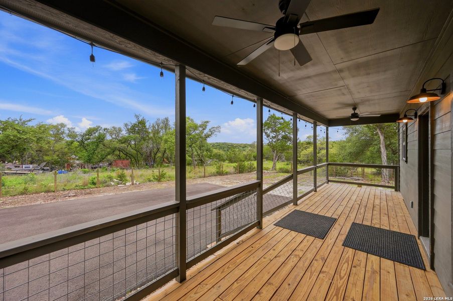 Exterior details and patio area of a home in , Canyon Lake (Image 16).