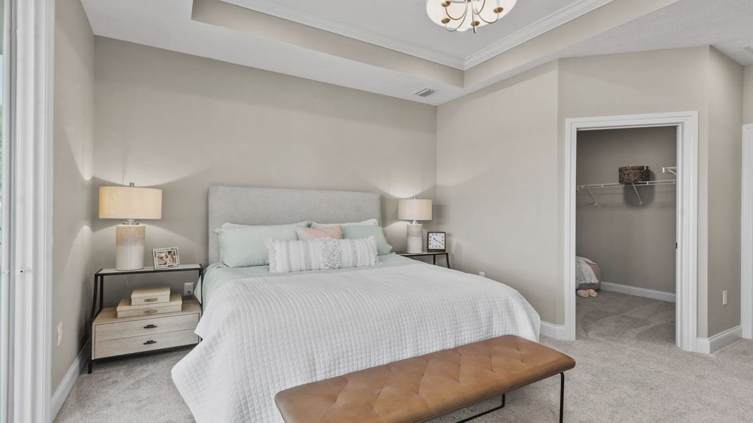 Furnished interior view inside a new home in The Courtyards at Quail Park, Mint Hill (Image 14).