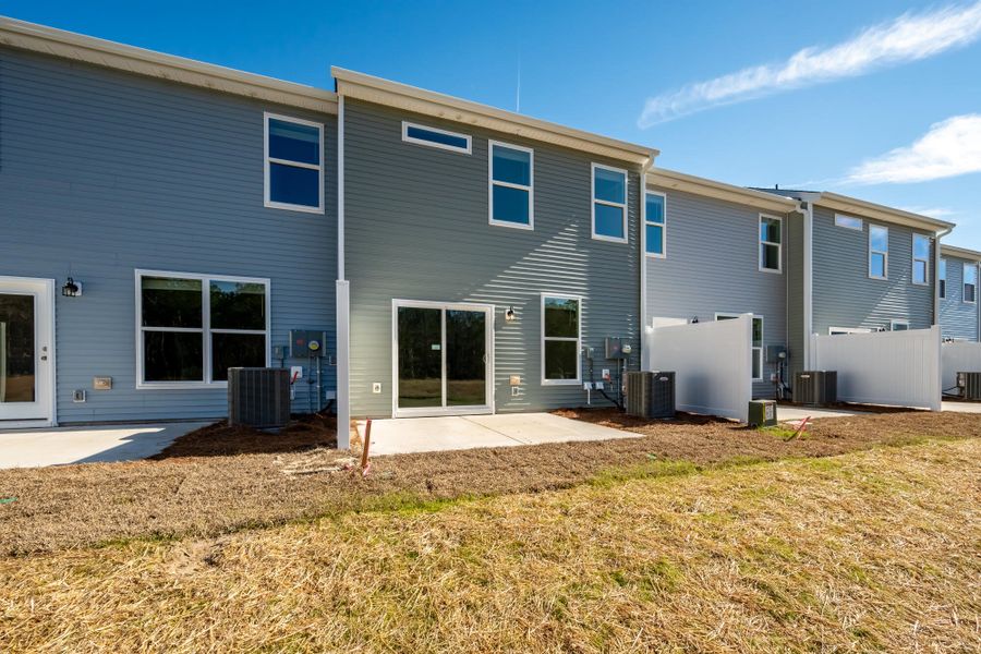 Exterior details and patio area of a home in The Landings at Montague, Goose Creek (Image 4).