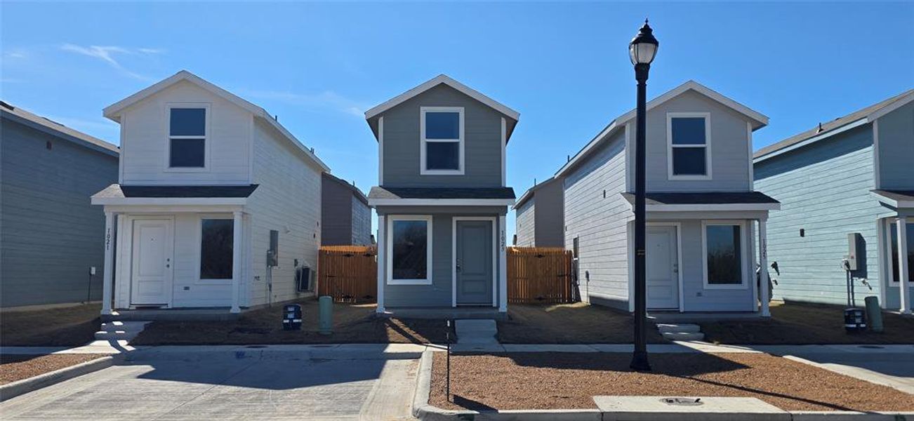 Front exterior of a new home in Tillage Farms, Princeton, TX, highlighting curb appeal (Image 1). Front exterior of a new home in Tillage Farms, Princeton, TX, highlighting curb appeal (Image 1).