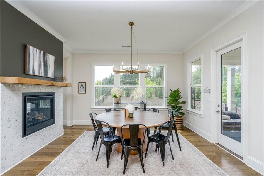 Furnished interior view inside a new home in , Marietta (Image 33). Furnished interior view inside a new home in , Marietta (Image 33).