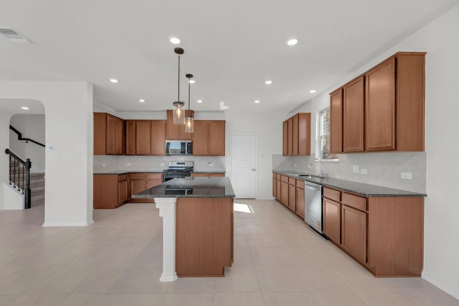 Furnished interior view inside a new home in Salerno - Heritage Collection, Round Rock (Image 6).