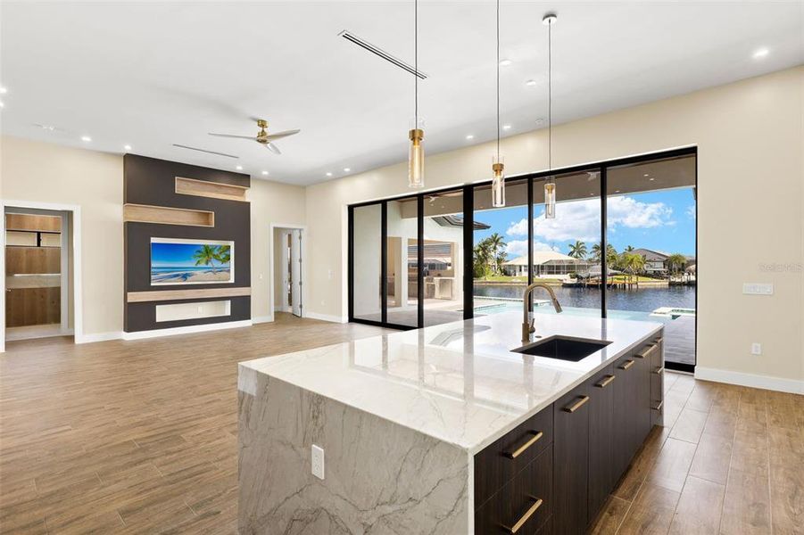 Furnished interior view inside a new home in , Cape Coral (Image 17).