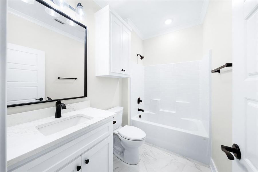Furnished interior view inside a new home in , Mineola (Image 12).