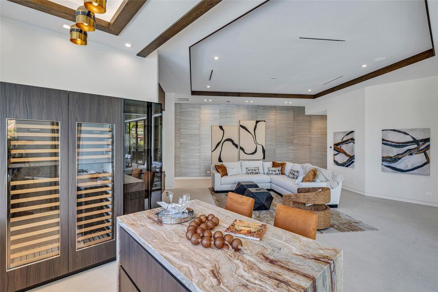 Furnished interior view inside a new home in , Fort Lauderdale (Image 5).