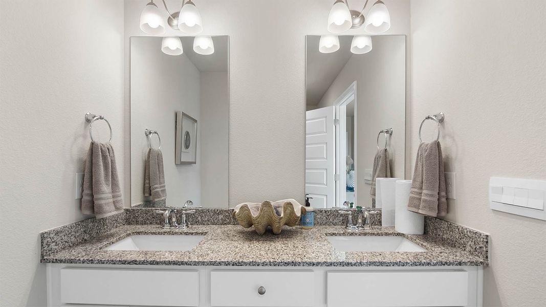 Representative furnished interior of a home built from the Palm Exterior by D.R. Horton in Hawks Landing Townhomes, Santa Rosa Beach (Image 20).