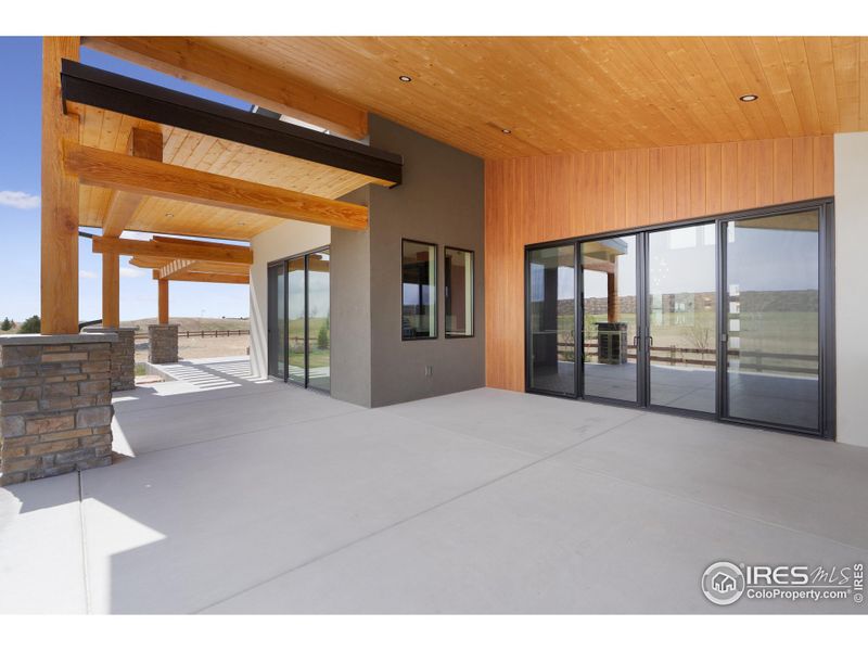 This Covered back patio is a vibe!