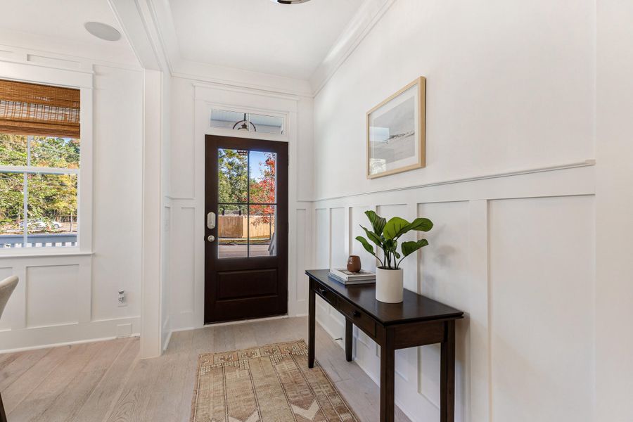 Furnished interior view inside a new home in Central Park, James Island (Image 36).