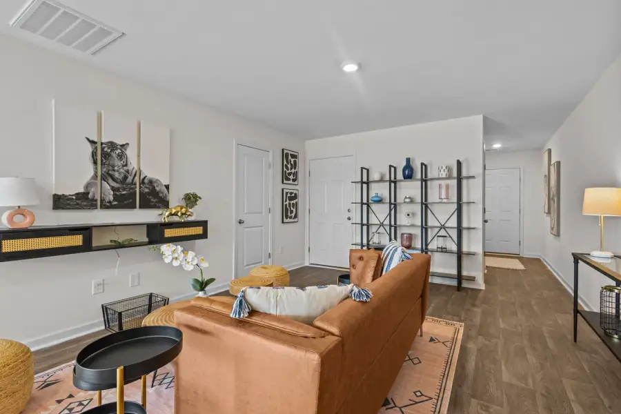 Furnished interior view inside a new home in Champions Village at Cherry Hill, Pendleton (Image 15).