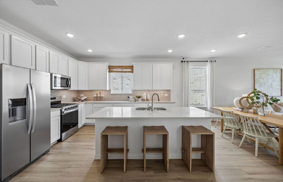 Representative furnished interior of a home built from the Emory by Pulte Homes in Wilson Creek Meadows, Celina (Image 21).
