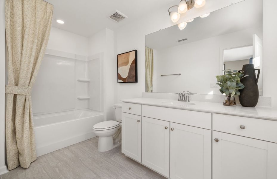Representative furnished interior of a home built from the Crestwind by Pulte Homes in Mailman Post, Knightdale (Image 15).