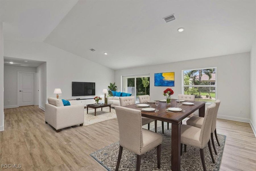 Furnished interior view inside a new home in Cape Coral, Cape Coral (Image 6).
