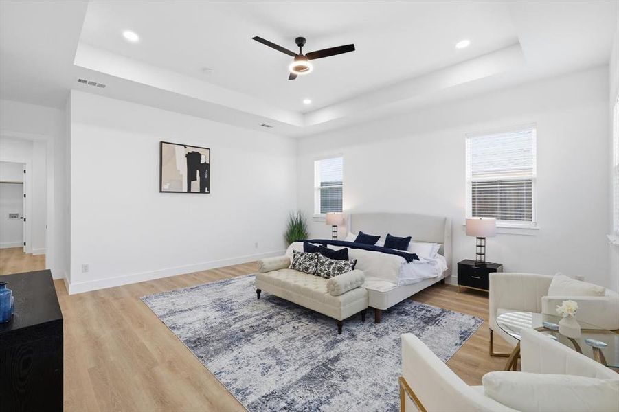 Furnished interior view inside a new home in , Denton (Image 35).