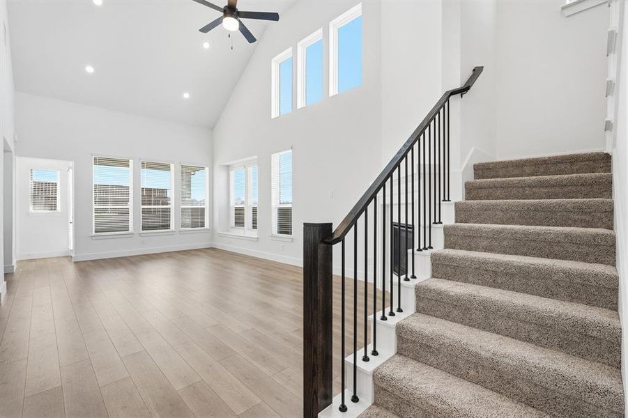 Spacious, unfurnished interior of a new home in Sandbrock Ranch, Aubrey (Image 26). Spacious, unfurnished interior of a new home in Sandbrock Ranch, Aubrey (Image 26).