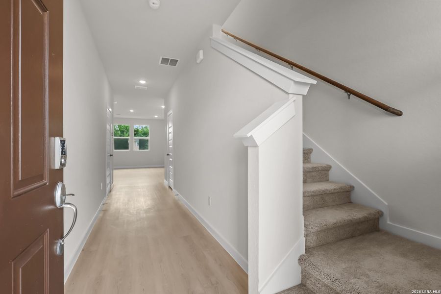 Spacious, unfurnished interior of a new home in Applewhite Meadows, San Antonio (Image 26). Spacious, unfurnished interior of a new home in Applewhite Meadows, San Antonio (Image 26).