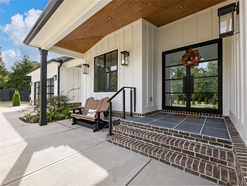 Exterior details and patio area of a home in , Cumming (Image 33).