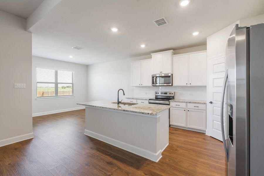 Furnished interior view inside a new home in Colson Ranch, Jarrell (Image 3).