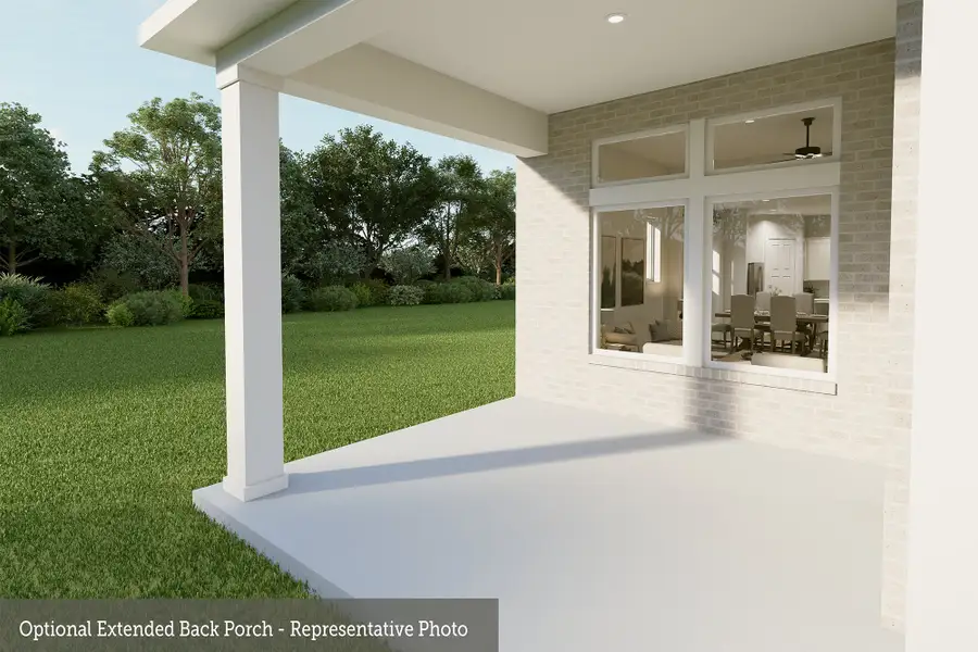 Representative exterior details of a home built from the The Mcallen by David Weekley Homes in Harvest Green - Reserve Collection, Richmond (Image 3).
