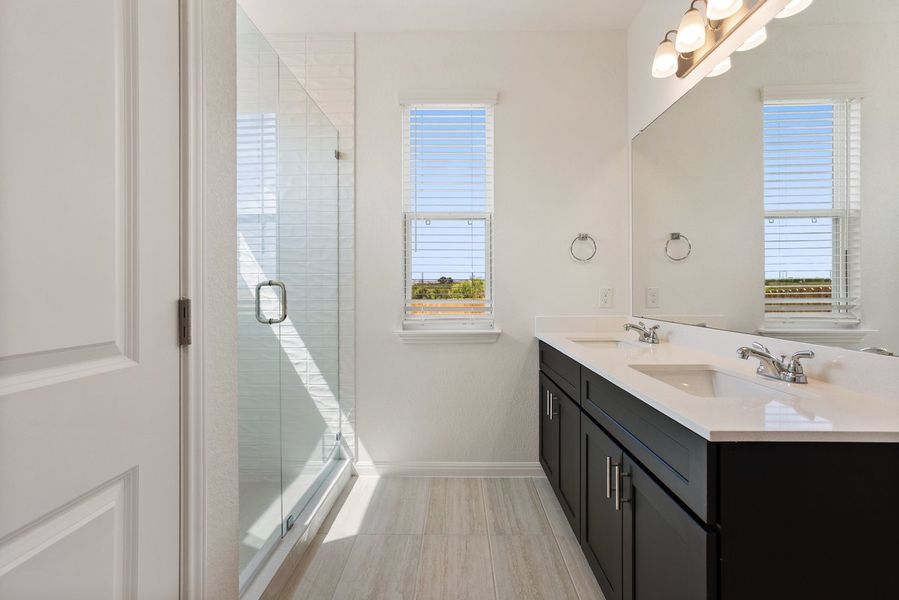 Furnished interior view inside a new home in Porter Country, Buda (Image 14).