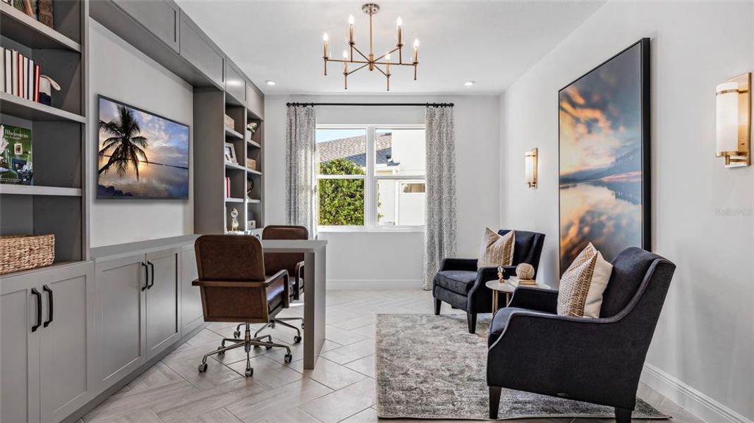 Furnished interior view inside a new home in Cresswind at Lake Harris, Tavares (Image 4).