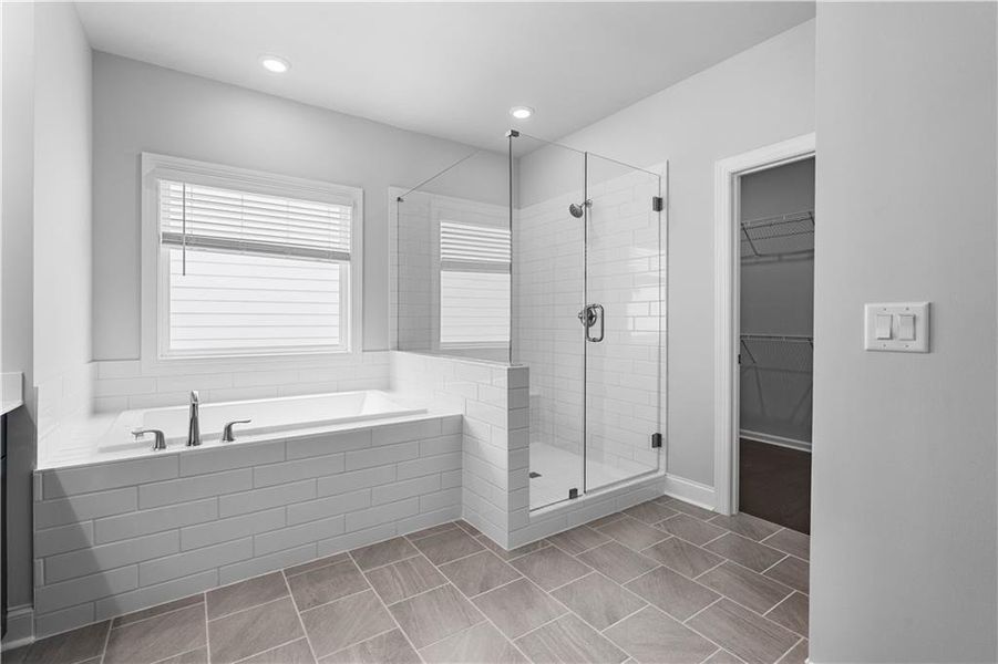 Furnished interior view inside a new home in Palisades, Cumming (Image 10).