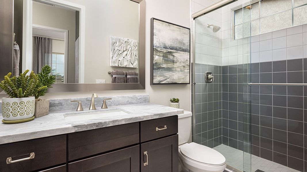 Furnished interior view inside a new home in Ellsworth Ranch, Queen Creek (Image 14).