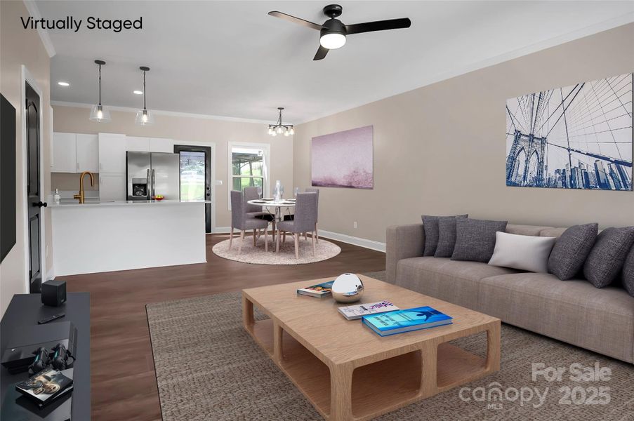 Furnished interior view inside a new home in , Shelby (Image 6).