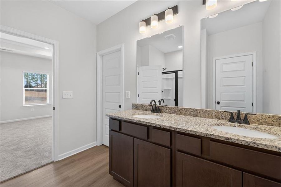 Furnished interior view inside a new home in Fuller Station, Loganville (Image 7).
