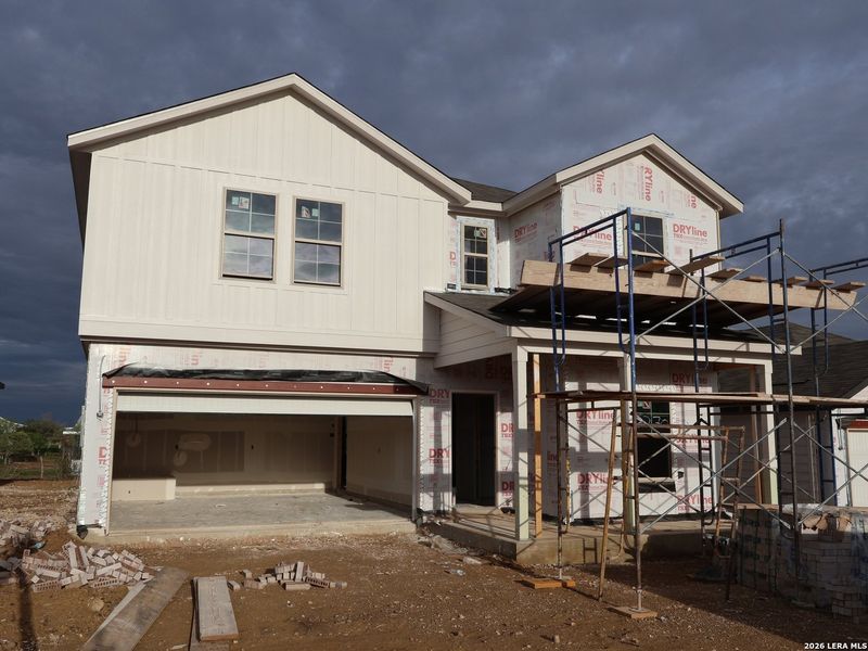 In-progress construction of a new home in Mesquite Ridge, San Antonio, TX (Image 29).
