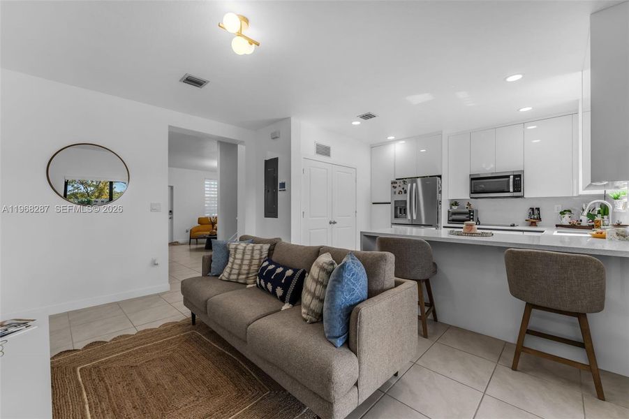 Furnished interior view inside a new home in , Florida City (Image 24). Furnished interior view inside a new home in , Florida City (Image 24).