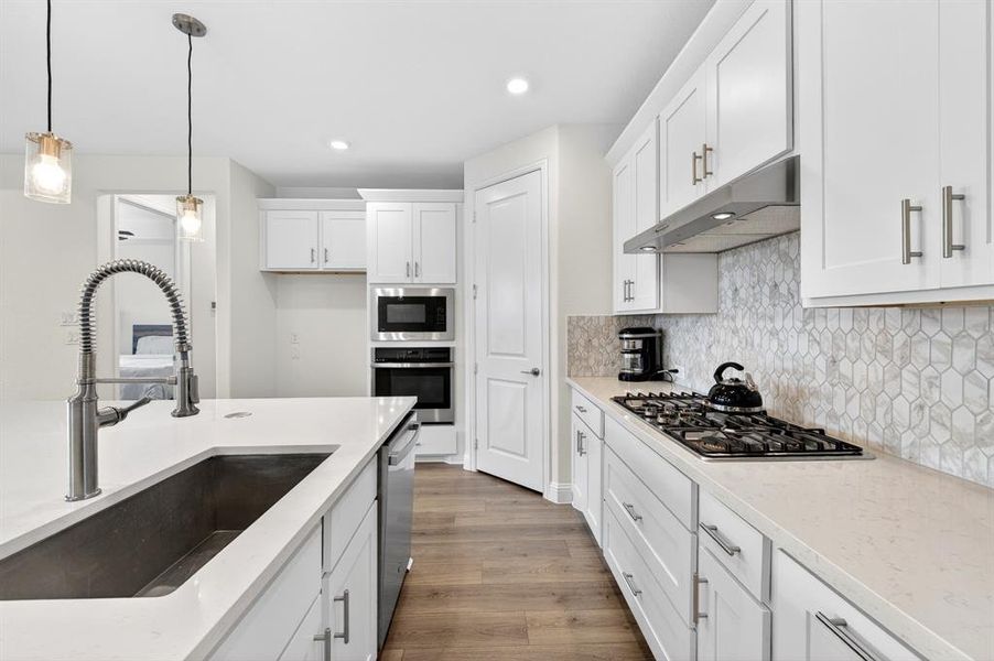 Furnished interior view inside a new home in South Oak, Lakewood Village (Image 11).