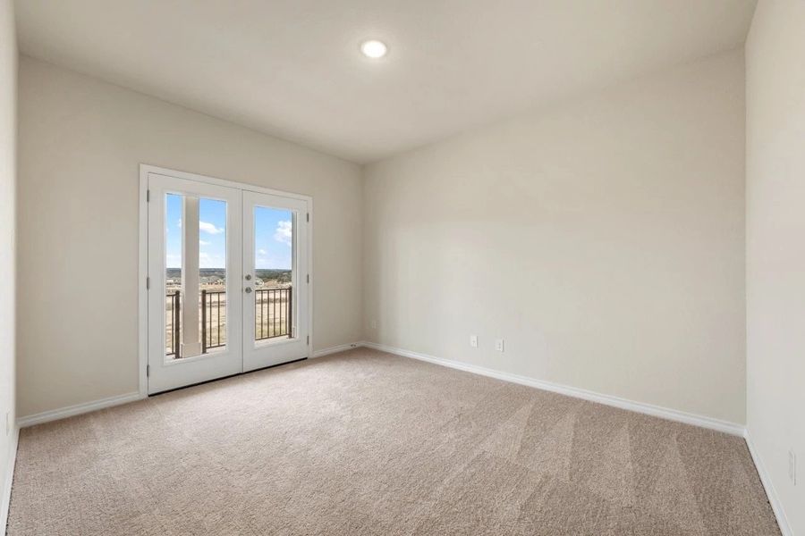 Spacious, unfurnished interior of a new home in The Cottages at Lariat, Liberty Hill (Image 46).