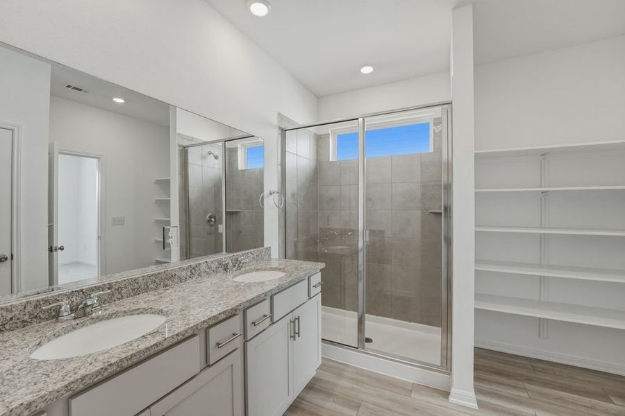 Furnished interior view inside a new home in Longview, Del Valle (Image 6). Furnished interior view inside a new home in Longview, Del Valle (Image 6).